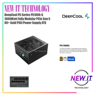 DeepCool PX Series PX850G 850w / PX1000G 1000w / PX1200G 1200w Fully Modular PCIe 5.0 80+ Gold ATX PC PSU Power Supply