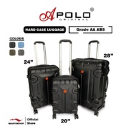 (1PCS) APOLO Hard Case Luggage / Suitcase (ABS) Four Wheel 360 Degree Luggage MD267