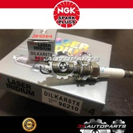 Genuine NGK Laser Iridium DILKAR6T8 96210 Spark Plug (@4pcs) for TOYOTA CAMRY 2018-2024 2.5L L4 / 20