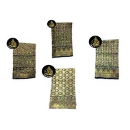 Sampin Songket Baju Melayu Black Gold (Random Design) Emas Hitam