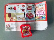 Kinder Surprise 紅色龍玩具 貼紙 盒仔 健達出奇蛋 驚喜 小朋友 兒童