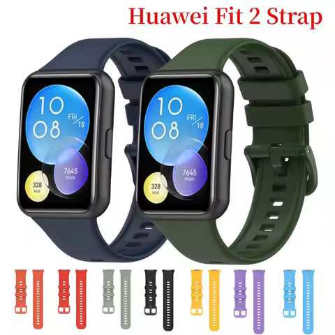 Silicone Band For Huawei Watch Fit 2 Active Original Strap Smartwatch Bracelet Wristband Correa For 