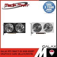 GALAX GEFORCE RTX 5060 TI 8GB EX8GB DDR7 GAMING GRAPHICS CARD BLACK/WHITE