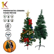 One Family Fir Christmas Tree Size 150CM 5ft Plastic Material C209 Christmas Decoration 5Feet Christ