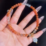 6mm Arusha Sunstone Arusha Anklet Help Nobles Work Money Fortune