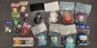 代售 -  全套18隻$27000 市面難求 全新未開 UNBOX HANGYODON 絕版 硬膠 塑膠 搪膠 MINI FIGURE 水怪 海怪 魚怪 醜怪 丑怪 丑魚 原色 藍色 紅色 閃粉 夜光