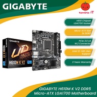 GIGABYTE H610M-K V2 DDR5 LGA1700 Micro-ATX Motherboard