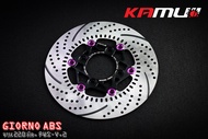 จานหน้า V.2 KAMUI 220mm. Giorno+ ABS จานแต่ง Honda GIORNO 125