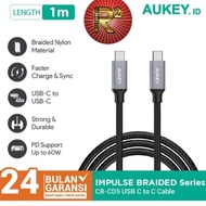 Aukey CB CD5 Cable USB C To C Original Garansi Resmi Aukey