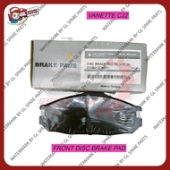 FRONT DISC BRAKE PAD (100% ORIGINAL) NISSAN VANETTE C22 (TANCHONG)