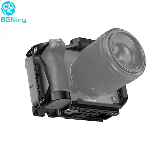 Camera Cage for Sony FX2 with Arca-Swiss Quick Release Plate for DJI RS Tripod NATO Rail 3/8 ARRI Po