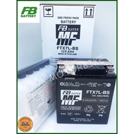 FB Battery FTX7L-BS แบตเตอรี่สำหรับรถมอเตอร์ไซด์ BIGBIKE VESPA และรุ่นอื่นๆ / แบตเตอรี่แบบแห้ง-แยกน้