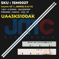 Samsung 43 Inch TV Backlight UA43K5100AK UA43K5100 Louvre 43" L_160919(-0.4/-1.1)