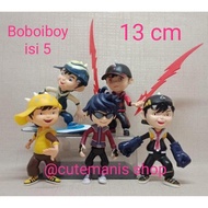 Free Mini Gold Order Only Bro Boboiboy Action Figure/Boboiboy Cake Topper Set Of 5