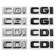 CDI CGI Logo Car Fender Side Emblem Sticker Letters Badge Decal for Mercedes Benz S350L E260L C200 W212 W205 W211 C180 W210 GLC B200