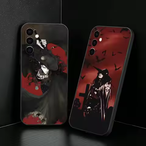 D Blood-lust V-Vampire HunterS Phone Case For Samsung Galaxy A73,A72,A71,A70,A52,A51 Others Soft Bla