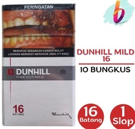Dunhill Mild 20 16 Rokok 1 Slop/ 10 Bungkus / 20 Batang Atau 16 Batang