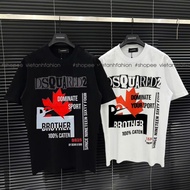 Dsq2 Dominate t-shirt for men and women with short sleeves, Dsq Dominate t-shirt hot trend boy PHO A