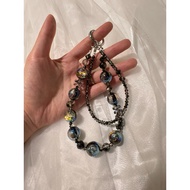 handphone wrist strap crystal and bling