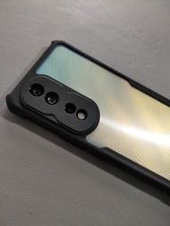 榮耀 HONOR 90 Pro 5G 手機保護套 手機殼 氣囊防摔全包 鐳射紋 炫酷黑色
