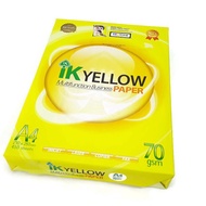 IK YELLOW A4 Paper 70GM 450'S