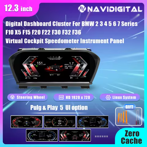 Dashboard Digital Cluster For BMW 2 3 4 5 6 7 Series F10 X5 F15 F20 F22 F30 F32 F36 Virtual Cockpit 
