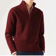 Banana Republic Franco Merino Half-Zip Sweater เสื้อสเวตเตอร์ แบบสวมศรีษะ บานาน่า รีพลับบลิค