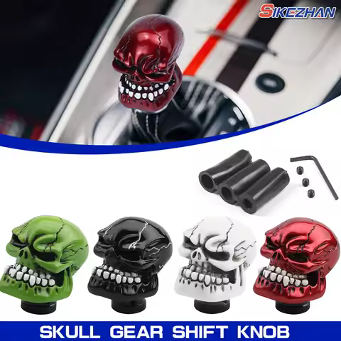 Universal Skull Gear Shift Knob Car Modification Sport Lever Gear Stick For Manual Transmission Head