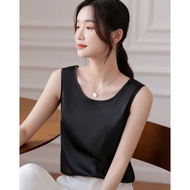 Áo 3 Lỗ Công Sở Sát Lách Vải Lụa Satin Đẹp Trang Nhã MAITREYA Linh chi store 88