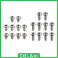 [Colaxi] M3 Polished Titanium  screw  Allen Socket  Screws, Quantity of 10 Pieces, M3 x 6mm, M3 x 8m