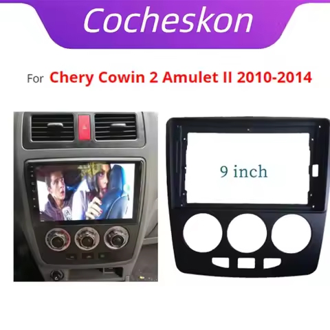 9 Inch Car Frame Fascia Adapter Android Radio Dash Fitting Panel Kit For Chery Cowin 2 Amulet II 201