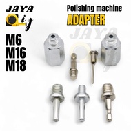 [Adaptor Polisher M6 M10 M14 M16 Screw Spindle Adaptor for Backing Pad Angle Grinder Drill Brush Car