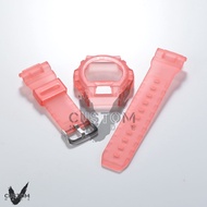 (Vcustom) DW6900 MATTE " PINK " BAND AND BEZEL WATCH STRAPS