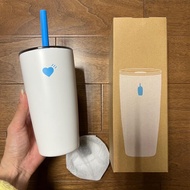 HUMAN MADE x BLUE BOTTLE Coffee Co-Branded Heart Limited Edition Straw Steel Cup