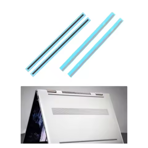 Pack of 2 Non-Slip Bumper Foot Strips Replacement for HP Envy X360 15-DR, Envy X360 15-DS Rubber Foo