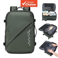 Expandable 60L vacuum compression travel backpack, fits 17-inch laptop, no pump Beg galas Perjalanan