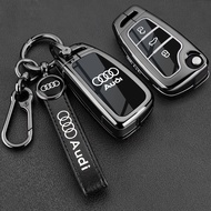 Applicable 2024Style Audi q3 Key cover Audi Q2L Audi A3L Folding Q7 Car Full Cover Case for Men and 