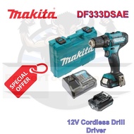 MAKITA DF333DSAE 12V CORDLESS DRILL DRIVER 2.0AH BATTERIES