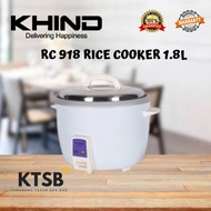 KHIND RICE COOKER 3.6L RC360 (SKY BLUE)