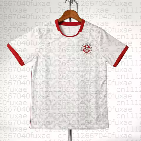 New 2026 Tunisia Football Jersey Unisex Summer Breathable Quick Dry Family matching Sport T-shirt Fa