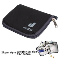 German Deuter Zipper Lightweight Travel Abroad Hidden Security Certificate Card Holder Waterproof Fo