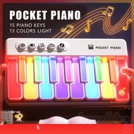 Amazthing Papan Kekunci Elektronik Mainan Muzik Toy | Mini Pocket Piano Keyboard with Battery 口袋钢琴