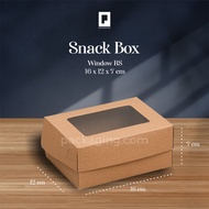 Kraft Window Box R5 size 16x12x7/ R5 cake box R5 cake box / Multipurpose box / Hampers box Kraft Sna