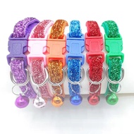 Pet Glitter Patch Collar Pet Cat Dog Collar Cat Bell Collar Pet Supplies Factory