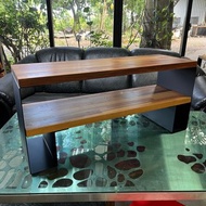 鐵木和　實木雙層架　可討論訂製尺寸的置物架　置物櫃　鞋架矮櫃