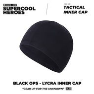 SCH Tactical Cap Black Ops - Lycra Inner Cap PDRM Combat Special Force Operasi VAT69 Komando Riding 