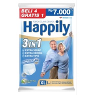 HAPPILY Adult Pants XL Sachet AdultPopok/ size XL [1pcs]