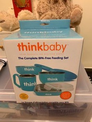 全新 thinkbaby不鏽鋼餐具組