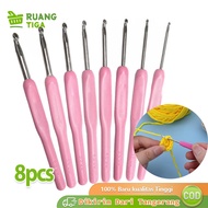 8pcs Crochet Crochet Hooks Complete Set Crochet Needles Crochet Hooks Aluminum Knitting Tools Set