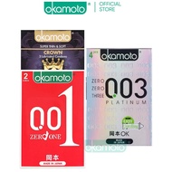 [Bundle of 3] Okamoto Crown 3s + 001 2s + Platinum 4s